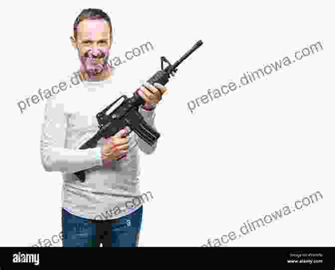 A Man Holding A Custom Rifle With A Satisfied Smile Custom Rifles Of Great Britain