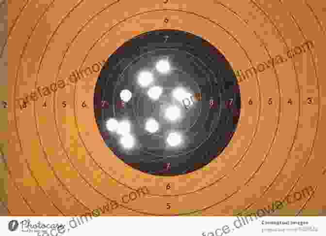 A Target Riddled With Bullet Holes, Demonstrating The Exceptional Accuracy Of A Custom Rifle Custom Rifles Of Great Britain