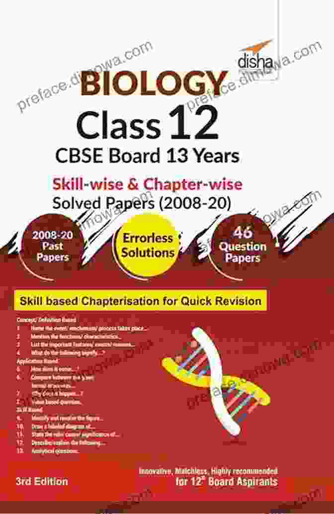 Chapter Wise Analysis Biology Class 12 CBSE Board 13 Years Skill Wise Chapter Wise Solved Papers (2008 20) 3rd Edition