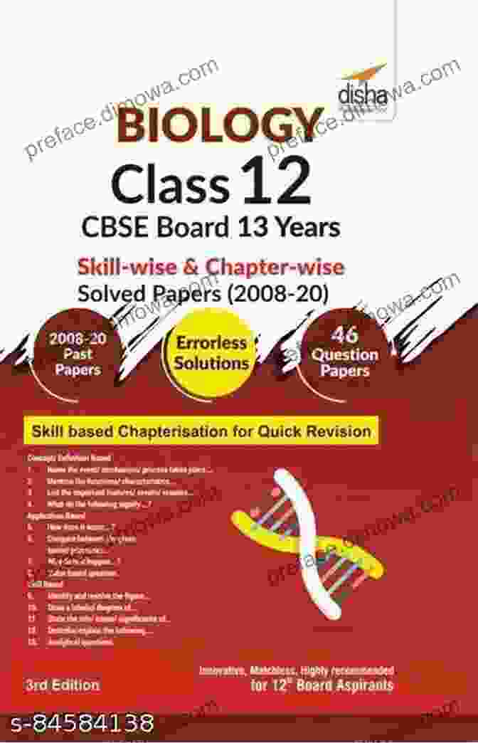 Detailed Solutions Biology Class 12 CBSE Board 13 Years Skill Wise Chapter Wise Solved Papers (2008 20) 3rd Edition