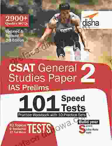 CSAT General Studies Paper 2 IAS Prelims 101 Speed Tests Practice Workbook With 10 Practice Sets 3rd Edition