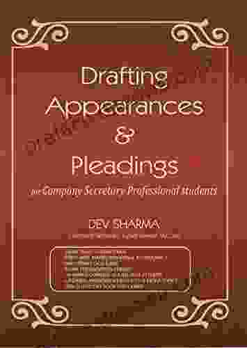 Drafting Appearances Pleadings: For Company Secretary Law Students