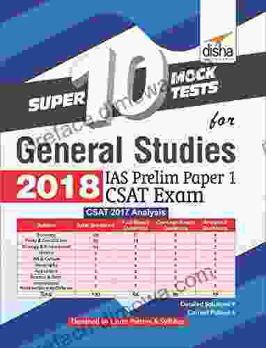 Super 10 Mock Tests For General Studies 2024 IAS Prelim Paper 1 CSAT Exam